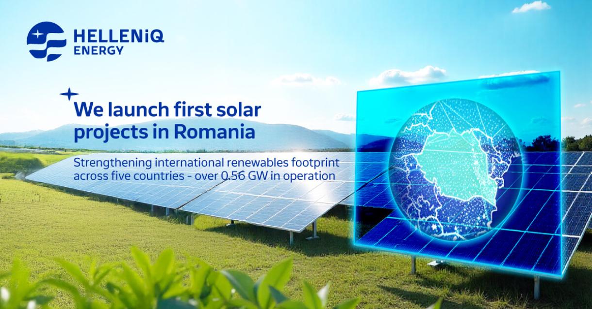 HELLENiQ ENERGY launches first solar projects in Romania