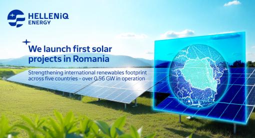 HELLENiQ ENERGY launches first solar projects in Romania